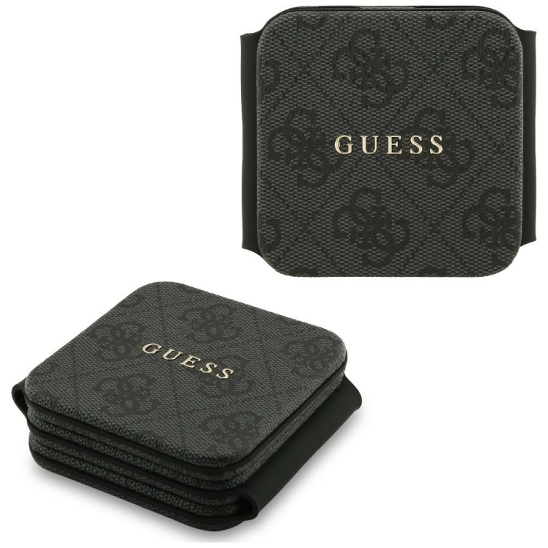 Ładowarka indukcyjna Guess 4G 3w1 15W MagSafe - czarna