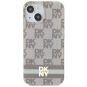 Kryt DKNY MagSafe pro iPhone 15 Plus / 14 Plus - béžový
