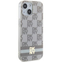 Kryt DKNY MagSafe pro iPhone 15 Plus / 14 Plus - béžový