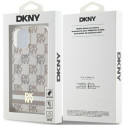 Kryt DKNY MagSafe pro iPhone 15 Plus / 14 Plus - béžový
