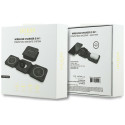 Ładowarka indukcyjna Guess 4G 3w1 15W MagSafe - czarna