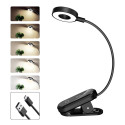 Lampička Tech-Protect LL100 bezdrátová s klipem + kabel USB-A / USB-C 30 cm - černá