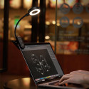 Lampička Tech-Protect LL100 bezdrátová s klipem + kabel USB-A / USB-C 30 cm - černá