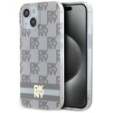 Kryt DKNY MagSafe IML pro iPhone 15/14/13 – béžová