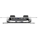 Wozinsky WDCX-X16-AS CoolBase RGB 360° cooling stand for laptop and tablet - silver