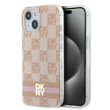 Kryt DKNY MagSafe pro iPhone 15/14/13 - růžová