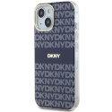 Kryt DKNY IML Mono & Stripe pro iPhone 15/14/13 modrý