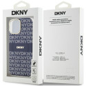 Kryt DKNY IML Mono & Stripe pro iPhone 15/14/13 modrý