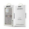 Kryt DKNY IML Mono & Stripe pro iPhone 15 / 14 / 13 - beige