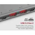 LINQ LQ48012 PRO TB MacBook USB-C hub 7v2 (HDMI, 2x USB-C, 2x USB, SD/MicroSD), Space Grey