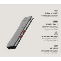 LINQ LQ48012 PRO TB MacBook USB-C hub 7v2 (HDMI, 2x USB-C, 2x USB, SD/MicroSD), Space Grey
