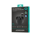 Sluchátka Joyroom JR-FB1 Funpods Bluetooth 6.0 In-Ear TWS bezdrátová s AI funkcemi - černá