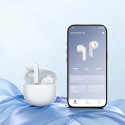 Sluchátka Joyroom JR-FB1 Funpods Bluetooth 6.0 In-Ear TWS bezdrátová s AI funkcemi - bílá