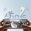 Sluchátka Joyroom JR-FB1 Funpods Bluetooth 6.0 In-Ear TWS bezdrátová s AI funkcemi - bílá