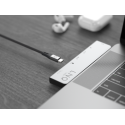 LINQ LQ48012 PRO TB MacBook USB-C hub 7v2 (HDMI, 2x USB-C, 2x USB, SD/MicroSD), Space Grey