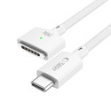 Kabel Tech-Protect MMC01 Ultraboost USB-C / USB-C MagSafe 3 140W 200 cm pro MacBook - bílý