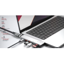 LINQ LQ48012 PRO TB MacBook USB-C hub 7v2 (HDMI, 2x USB-C, 2x USB, SD/MicroSD), Space Grey