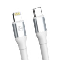3mk Hyper Cable N-SERIES USB-C / Lightning 1m PD 3.0 9V / 3A 27W - white