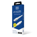 3mk Hyper Cable N-SERIES USB-C / Lightning 2m PD 3.0 9V / 3A 27W - white