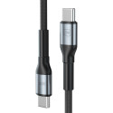 3mk Hyper Cable N-SERIES USB-C / USB-C 1m PD 3.0 QC 3.0 48V / 5A 240W - black