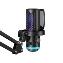 Mikrofon BOYA CastMic G40B drátový herní s ramenem, USB-C - černý