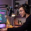 BOYA CastMic G40B Wired Gaming Microphone with Arm, USB-C - Black