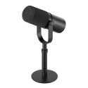 Mikrofon BOYA CastMic P60D studiový se stojánkem, drátový USB XLR - černý