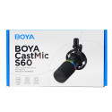 BOYA CastMic S60 Wired Dynamic Gaming Microphone USB XLR - Black