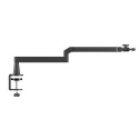 Rameno BOYA MIC ARM LP Low Profile pro mikrofon se svorkou - černé