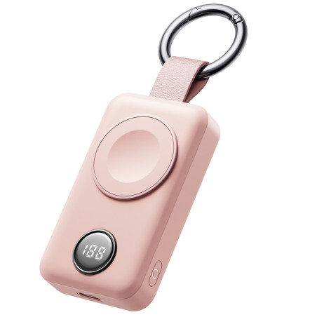 Joyroom JR-WQW01 wireless powerbank 2000mAh 3W for Apple Watch - pink