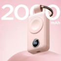 Joyroom JR-WQW01 wireless powerbank 2000mAh 3W for Apple Watch - pink