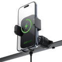 Acefast D52 Car Mount with Wireless Charger for Air Vent with Automatic Clamp - Black