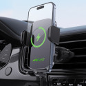 Acefast D52 Car Mount with Wireless Charger for Air Vent with Automatic Clamp - Black