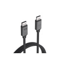 LINQ LQ48025 DisplayPort na DisplayPort PRO Cable - 8K/60Hz kabel, 2m, černý