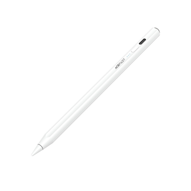 Acefast V2 Capacitive Stylus for iPad with 2 Interchangeable Tips - White