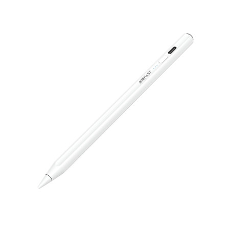 Acefast V2 Capacitive Stylus for iPad with 2 Interchangeable Tips - White