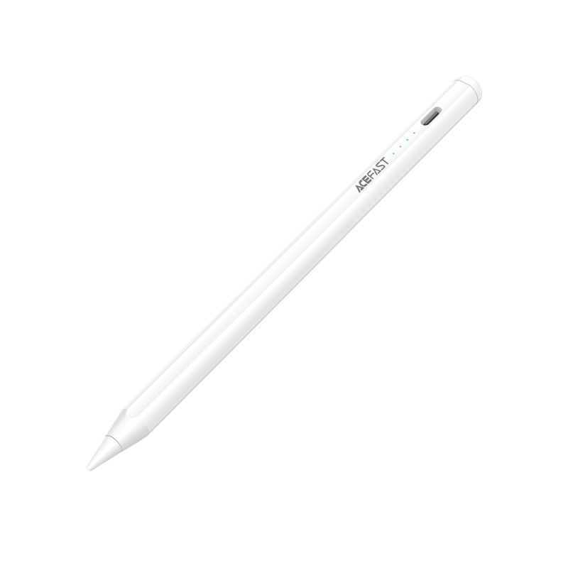 Acefast V1 Universal Capacitive Stylus with 2 Interchangeable Tips - White