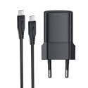 Acefast A118 30W GaN USB-C Wall Charger with USB-C - USB-C Cable 1.2m - Black