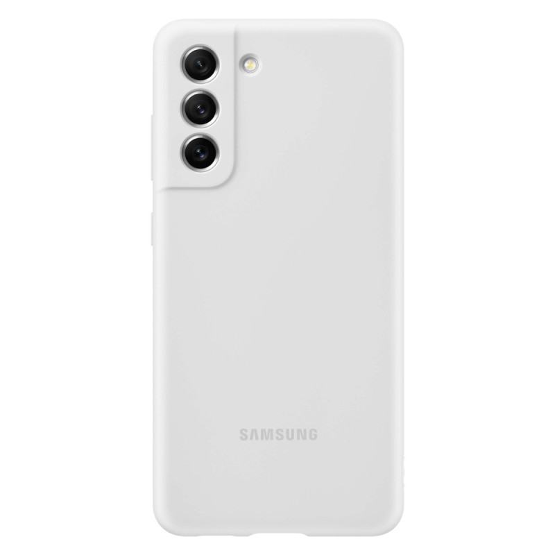 Kryt Samsung SILICONE COVER pro Samsung Galaxy S21 FE - bílá