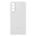 Kryt Samsung Silicone Cover pro Galaxy S21 FE – bílá