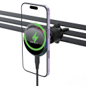 Acefast D61 Magnetic Car Air Vent Holder with Qi2 25W Wireless Charging - Gray