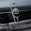 Acefast D61 Magnetic Car Air Vent Holder with Qi2 25W Wireless Charging - Gray