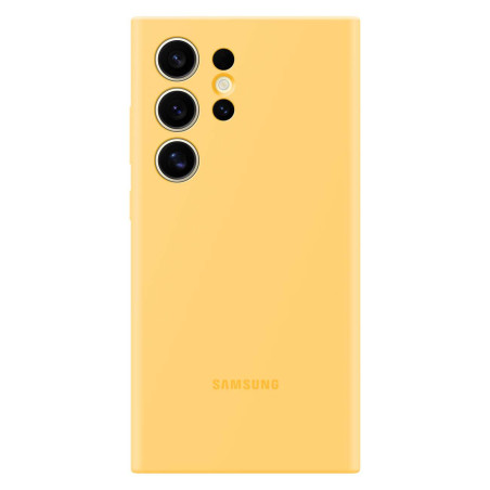 Kryt Samsung SILICONE CASE EF-PS928TYEGWW pro S24 Ultra - žlutý