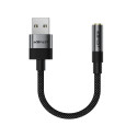 Acefast J13 USB-A to 3.5mm mini jack adapter - black