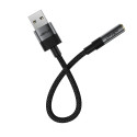 Acefast J13 USB-A to 3.5mm mini jack adapter - black