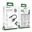 Acefast J13 USB-A to 3.5mm mini jack adapter - black