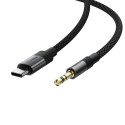 Acefast J11 USB-C to 3.5mm mini jack cable 1m - black