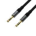 Acefast J10 AUX cable mini jack 3.5mm 1m - black
