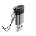Acefast J8 USB-C - USB-A Adapter - Gray