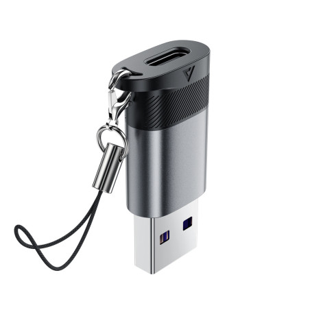 Acefast J8 USB-C - USB-A Adapter - Gray